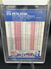 1987 FLEER PETE ROSE #213 GRADED 9.0 MINT RC1123O